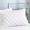 Luxury Pillows Quilted Cover Filled With Super Bounce Back Extra Support Hollowfibre Firm Bed Pillows | MADE IN UK, Down Alternatove (4)