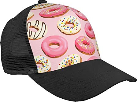 Donut Baseball Cap Dad Hat Trucker Hat Damen Herren Snapback Verstellbarer Modischer Trendiger Hip Hop Hut Low Profile