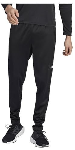 adidas Herren Train Essentials Seasonal Woven Training Pants, Black/White, L