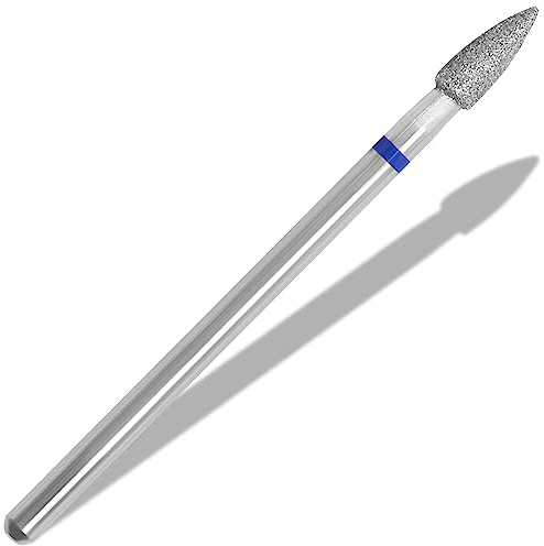 Vnjaoi Diamant Nagelbohrer Bits Efile Nagelhaut Bohrer Bit Nagelpuffer Bit Russisch Elektrische Feile Bits für unter Nagel tote Haut Reinigung Nagelhaut entfernen Nagelkunst Design Maniküre (Medium)