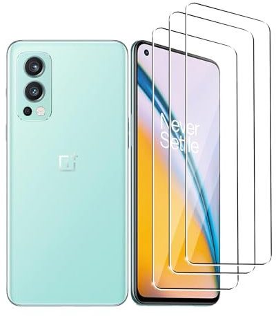 Ydiciv 3 Pièces Verre trempé Compatible avec OnePlus Nord 2 5G, Film Protection écran, 9H Dureté, Anti Rayures, Sans Bulles, pour OnePlus Nord 2 5G
