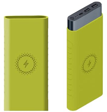 GadgetBite Silicone case for Xiaomi, 10000mAh Power Bank, for Xiaomi mi[Power Bank NOT Included]-Green