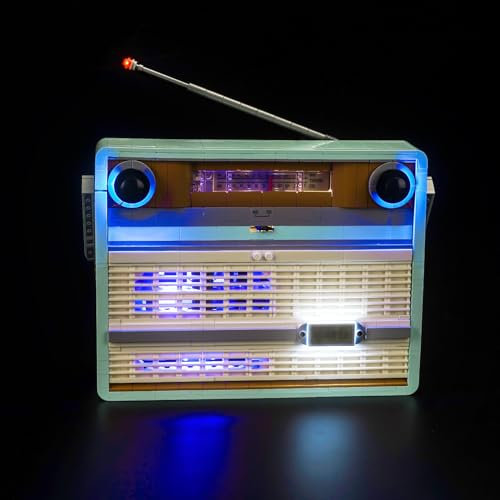 Light Kit for Lego Retro Radio, Lighting Set for Lego 10334 Retro Radio Set - Not Include Models, Just Light Kit