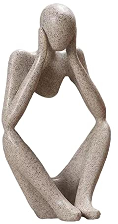 FLCPJGV Kreative Skulptur für Sammler, Schreibtischschmuck, Moderne Kunst, Konzentrieren
