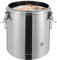 gegeweeret 20/30L Thermobehälter Edelstahl,Thermo-Transportbehälter, heiße Suppen oder kalte Getränke für Geschäftsveranstaltungen und Partys aufzunehmen (30L)