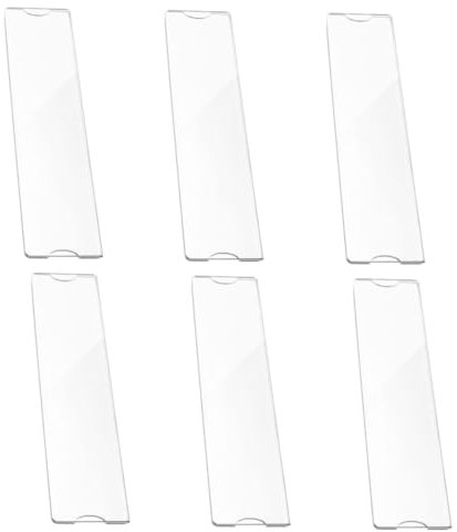 Operitacx 6 Pcs Acrylic Wall Name Plate Holder with Adhesive Tape Door Name Sign Frame for Office Home School Classroom Easily Changeable