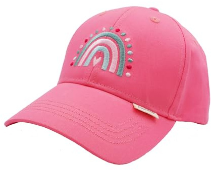 maximo Kids Girl-Cap Regenbogen Klettverschluss