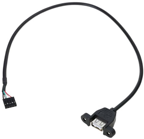 TERNCOEW Internal USB Motherboard Header Cable For Projects And Electronic Prototyping Great For Lab Applications 19.6in