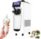 Generic Softeismaschine mit einem Geschmack, kommerziell, 18 l/h Ergiebigkeit, weiche Eismaschine, automatische Reinigung, hohe Produktivität für Restaurants und Snacks