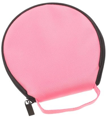 ELAYARD Borsa Organizzatrice per Cd Oxford Custodia Porta Dvd per Auto e Casa Capacità Protettiva e Resistente Rosa