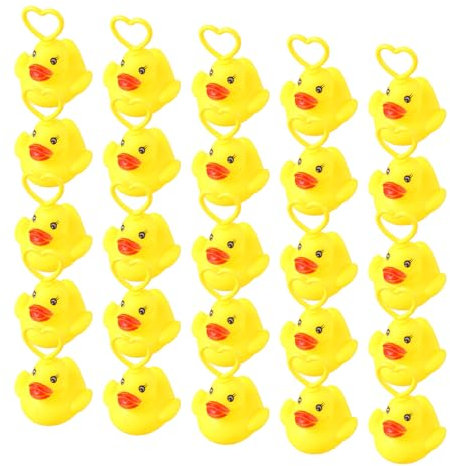 20 Piezas Pato Juguete De Pesca, Juego De Pesca En El Baño Patos con Gancho, Patos En El Baño Piscina Flotante De Agua, Pato Exprimiendo Juguetes De Baño para Niños Juegos De Baño Concurso Fiesta