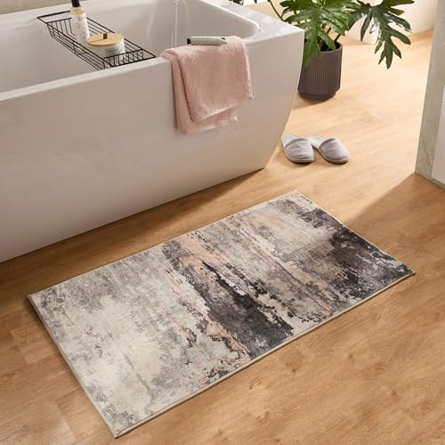 Gino Falcone Badematte - Ariella aus Polyester (Microfaser) | Größe 70 x 120 cm ; Farbe Rose