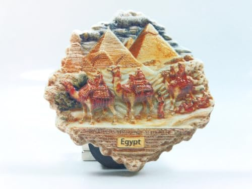 Ägypten Poly Magnet Souvenir Afrika Egypt Pyramide Kamel Wüste (te144)