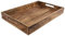 GoCraft Handmade Classic Wooden Tray Medium Size | Serveware Kitchen Accessories Tray - 15