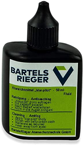Antibeschlagmittel Fluid 50ml klar-Pilot - Antifog für Schutzbrillen, Schutzmasken, Taucherbrillen