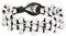 Beau Soleil Jewelry Schmuck Damen Lederarmband Armband Lederschmuck Ibiza Style (Braun)