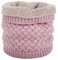 Cache-cou Col De Crochet De Laine Pour Hiver Thermique Avec Agneau Polaire à l'intérieur Unisexe Femme Et Homme Chaud Pour Cycliste Motocyclisme Le Ski (Rose)