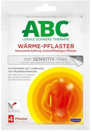 Hansaplast ABC Wärme-Pflaster mit Sensitiv-Vlies 14 x 10 cm, 2 St. Pflaster