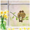 Wandtattoo Loft Fensterbilder Frühling Spatzen Motiv – A4 Bogen, Wiederverwendbar – Frühlingsdeko Fenster Kinderzimmer, Frühlingsbild Fenster, Fensterdeko Frühling, Fensterfolie Frühling Selbstklebend