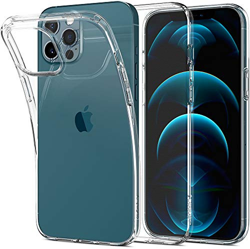 Spigen Liquid Crystal Case Compatible with iPhone 12 Pro Max - Crystal Clear