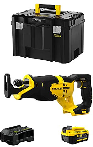 Sega Universale STANLEY FatMax SFMCS300M1T (1 Batteria 4,0 Ah + Caricabatteria + TSTAK VI)