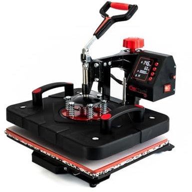 CNCTech Multifunktions Thermotransferpresse 8 in 1 30x38cm