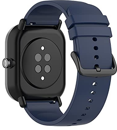 Tyogeephy Compatible avec Silicone 20MM Remplacement Bracelet Quick Release Bracelet Amazfit GTS/GTS2/ GTS 3/GTS 2e/GTS 2 mini/Bip U Pro/Bip/Bip Lite/Bip S/Bip S lite/Bip U
