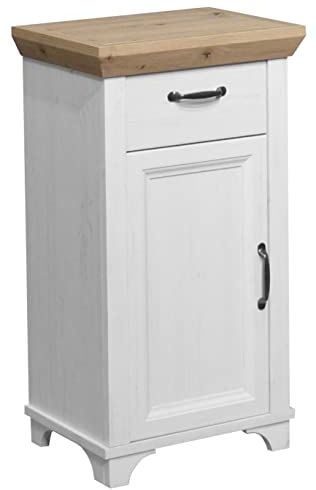 möbelando Unterschrank Badschrank Kommode Beistellschrank Schrank Badmöbel Marilin I Anderson Pine/Asteiche