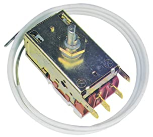 easyPART Kompatibel/Ersatz für RANCO K59L2534001 Thermostat Kühlthermostat 3-Sterne-Kühlschrank mit automatischer Abtauung K59-L2534 1000mm Kapillarrohr 3x6,3mm AMP passend Electrolux AEG Zanussi