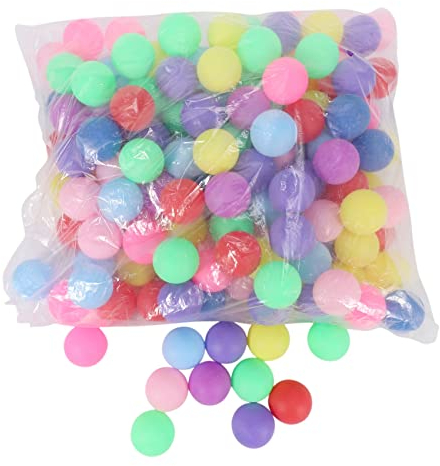 Staccatory 150 StüCk/Pack Farbige Tisch Tennis BäLle 40Mm Unterhaltung Tisch Tennis BäLle Gemischte Farben Pong BäLle Spiel