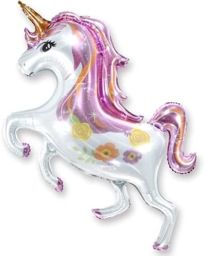 DIWULI XXL Einhorn Luftballon - Deko für Einhorn-Geburtstag