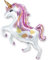 DIWULI XXL Einhorn Luftballon - Deko für Einhorn-Geburtstag