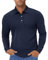 TACVASEN Gym Tops for Men Breathable Long Sleeve Fishing Shirts Quick Dry Walking T Shirts Casual Tee Shirt Navy,XL