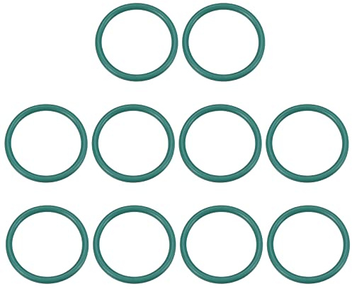QUARKZMAN 22x18x2mm Fluor Gummi O Ring x 10 Stk. Dichtungsdichtung für Wasserhahn Automotive, Grün