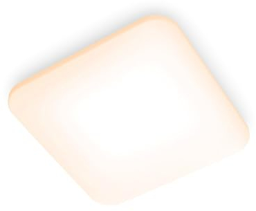 Philips myLiving Mauve LED Deckenleuchte (24 W), LED Leuchte mit warmweißem Licht, energiesparende Raumbeleuchtung mit EyeComfort, weiß