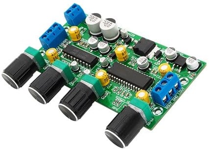 JINGERL BBE2150+UPC1892T Power Amplifier Preamp Tone Board HiFi Amplifier Preamplifier Single Power Supply For Home Audio Amp DIY