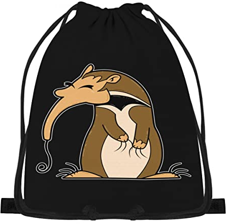 874 Turnbeutel, Ameisenbär Süß Daypack Personalisierte Einkaufsbeutel Mit Kordelzug Stofftasche Bag Für Herren Kinder 36X42Cm