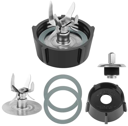 BTFWM Piezas de repuesto de la parte inferior del tarro de la licuadora Fusion Blade 4980 y 4902 de 6 puntos compatibles con Oster, for la cuchilla de la licuadora Osterizer Repuestos para batidoras d