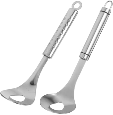 CRILSTYLEO 2stücke Fleischbällchen Löffel Mit Langem Griff Antihaft Fleischballer Maker Robustes Küchengerät Für Gleichmäßig Geformte Fleischbällchen Einfache Rutschfest Und