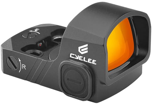 Cyelee CAT0 (CAT Upgraded) Micro Red Dot Sight, 3MOA Reflex Sight for RMS/RMSc/407k/507k Footprint with Motion Deactivated Standby (Ähnlich wie Shake Awake)