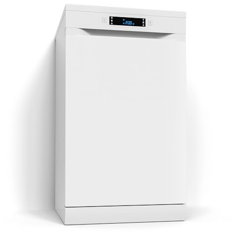 DEQORI Magnetfolie für Spülmaschine 60x80 cm | Unifarben - Weiß | dekorative Magnetmatte Geschirrspüler Schutz | Magnet Deko-Folie selbstklebend, magnetisch & wasserabweisend