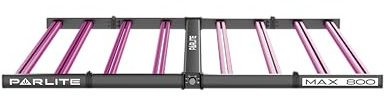 PARLITE MAX 800 Full Spectrum LED Grow Light Hydroponic, 820W, Budget Friendly
