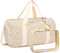 Sporttasche für Damen, Mädchen, Workout, Reisen, Wochenendtasche, mit Schuhfach und Nassfach, 2-Kordsamt-Blumenmuster, L, Reisetasche