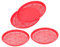 NULYLU 4pcs Round Rice Sieve Mesh for Sifting Pan Soil Sieve for Garden Soil Sifting Multi-use Rocks Tool for Gardening