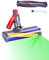 Brosse 2 en 1 Compatible avec Aspirateur Dyson V7 V8 V10 V11 V15, Tête de Brosse avec lumière LED Verte Brosse Aspirateur de Rechange pour Sols Durs Libération rapide