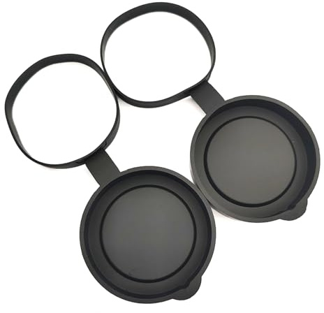 Hattba Bouchon d'objectif pour jumelles/monoculaires, diamètre intérieur 52 mm-55 mm/61 mm-63 mm, capuchon de protection pour appareil optique