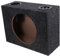 Vaguelly Box Subwoofer Auto in Legno Cassa Portatile Per Subwoofer Veicolare Scatola Robusta in Abs e Legno Per Suono Potenziato Facile Da Installare Per Appassionati Auto e Camion