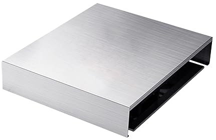 Ciieeo Induktionsherd Mikrowellenhalter Küchenregal Stabiler Aufbewahrungsschrank für Gewürze und Küchenutensilien Silber