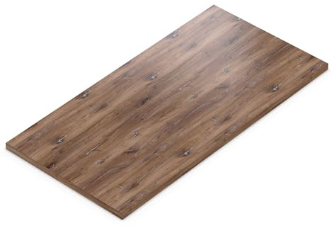 AUPROTEC Tischplatte 19mm Eiche Bijoux Muskat 160x60 cm I Spanplatte mit 1mm ABS Kante & PU-Verleimung I melaminharzbeschichtet I elegant & wasserabweisend