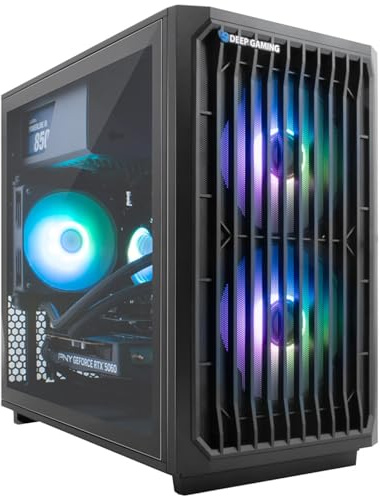 DeepGaming Némesis PC Gaming AMD Ryzen 9 9900X 12 x 5,6ghz/Nvidia RTX 5060 8GB GDDR7/32GB RAM DDR5/1TB SSD M.2/Windows 11 Pro/WiFi + Bluetooth/PC Gamer